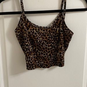 Crop cheetah tank